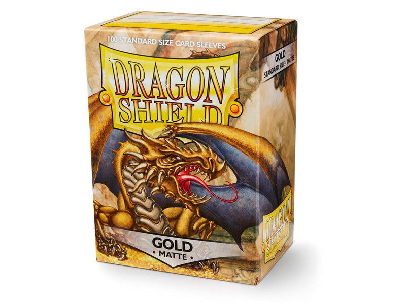 Dragon Shield Matte Sleeve - Gold 100ct