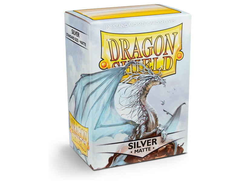 Dragon Shield Matte Sleeve - Silver 100ct
