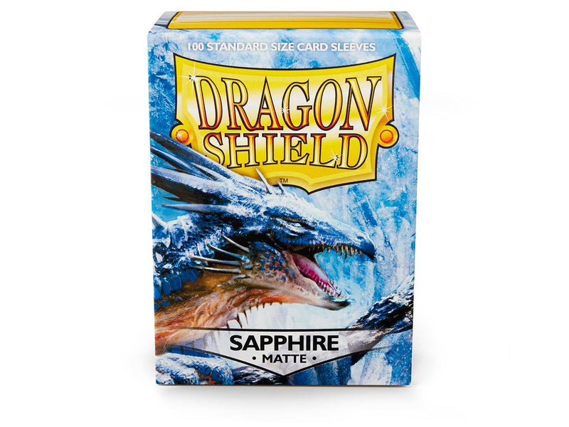 Dragon Shield Matte Sleeve - Sapphire 100ct