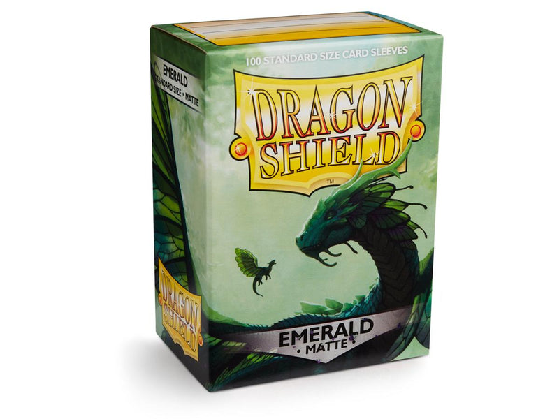 Dragon Shield Matte Sleeve - Emerald 100ct