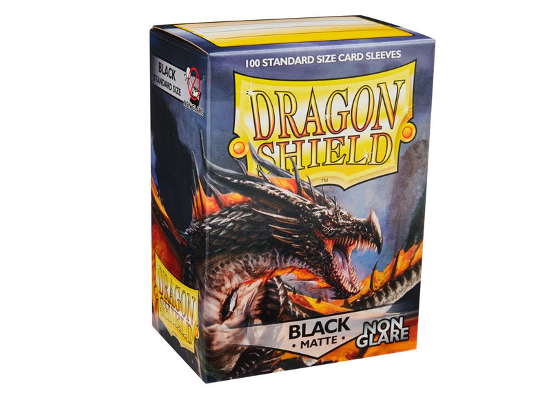Dragon Shield Non-Glare Sleeve - Black 100ct