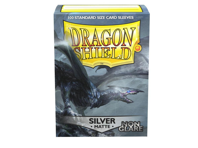 Dragon Shield Non-Glare Sleeve - Silver 100ct
