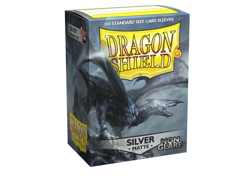 Dragon Shield Non-Glare Sleeve - Silver 100ct