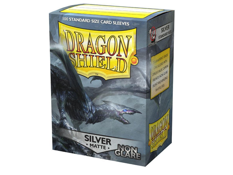 Dragon Shield Non-Glare Sleeve - Silver 100ct