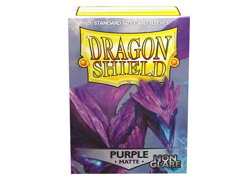 Dragon Shield Non-Glare Sleeve - Purple 100ct