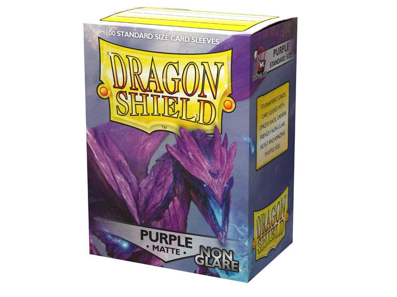 Dragon Shield Non-Glare Sleeve - Purple 100ct