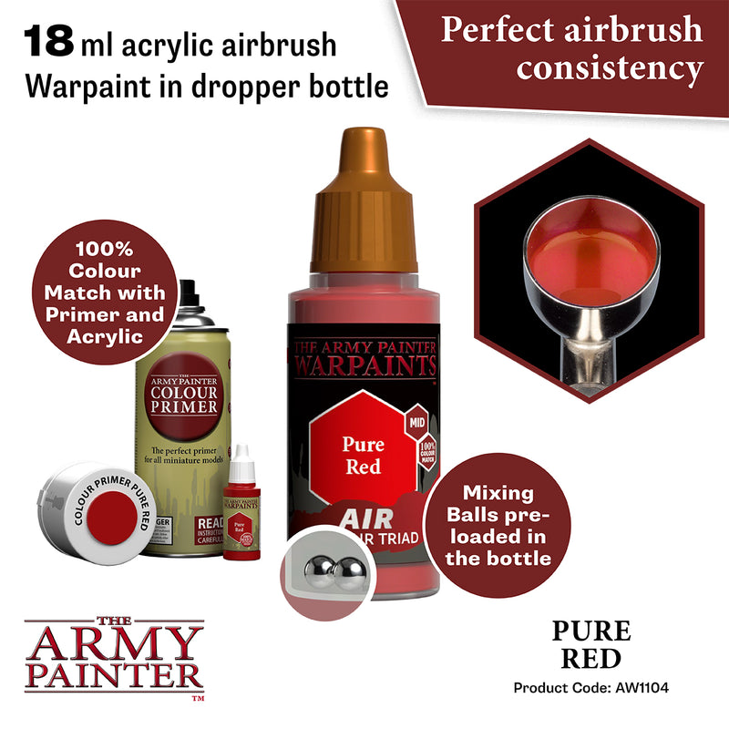 WARPAINTS: ACRYLIC AIR PURE RED