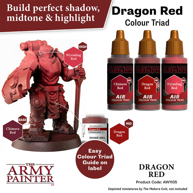 WARPAINTS: ACRYLIC AIR DRAGON RED