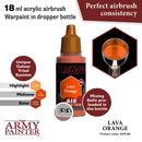 WARPAINTS: ACRYLIC AIR LAVA ORANGE