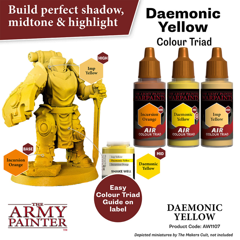 WARPAINTS: ACRYLIC AIR DAEMONIC YELLOW