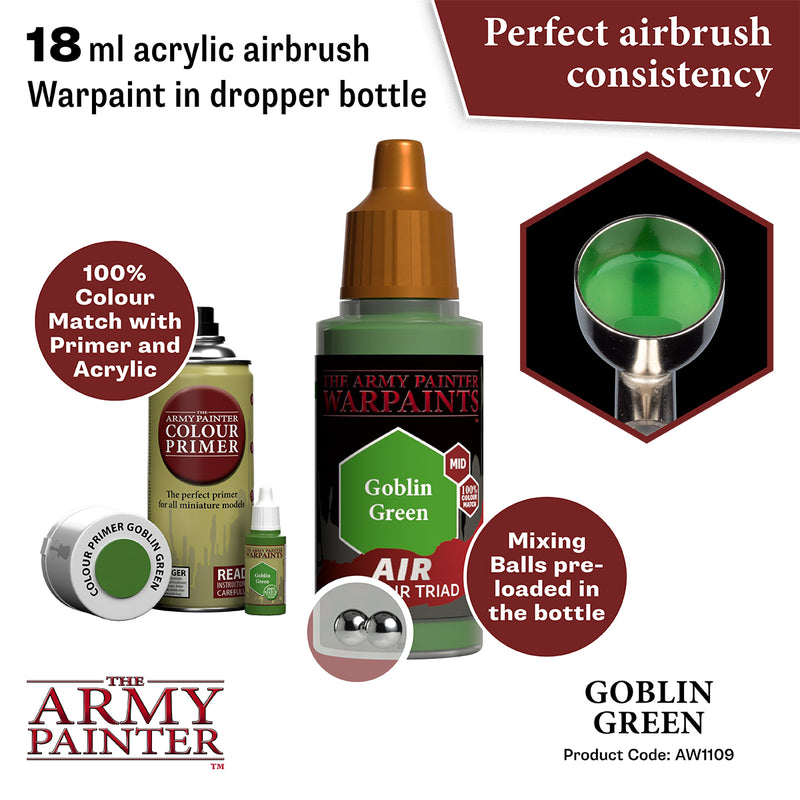 WARPAINTS: ACRYLIC AIR GOBLIN GREEN