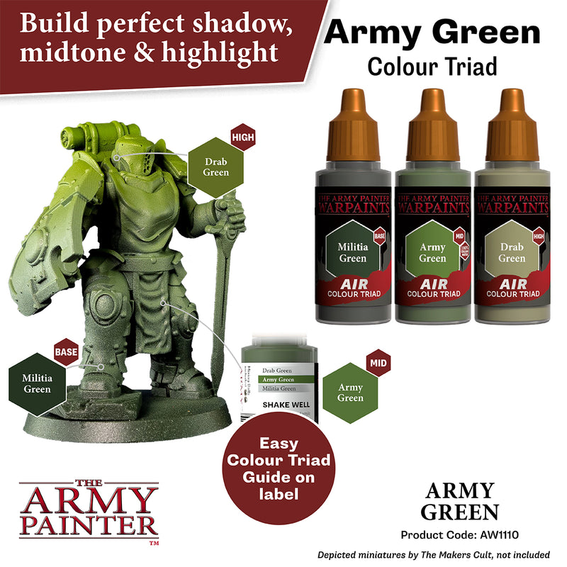 WARPAINTS: ACRYLIC AIR ARMY GREEN