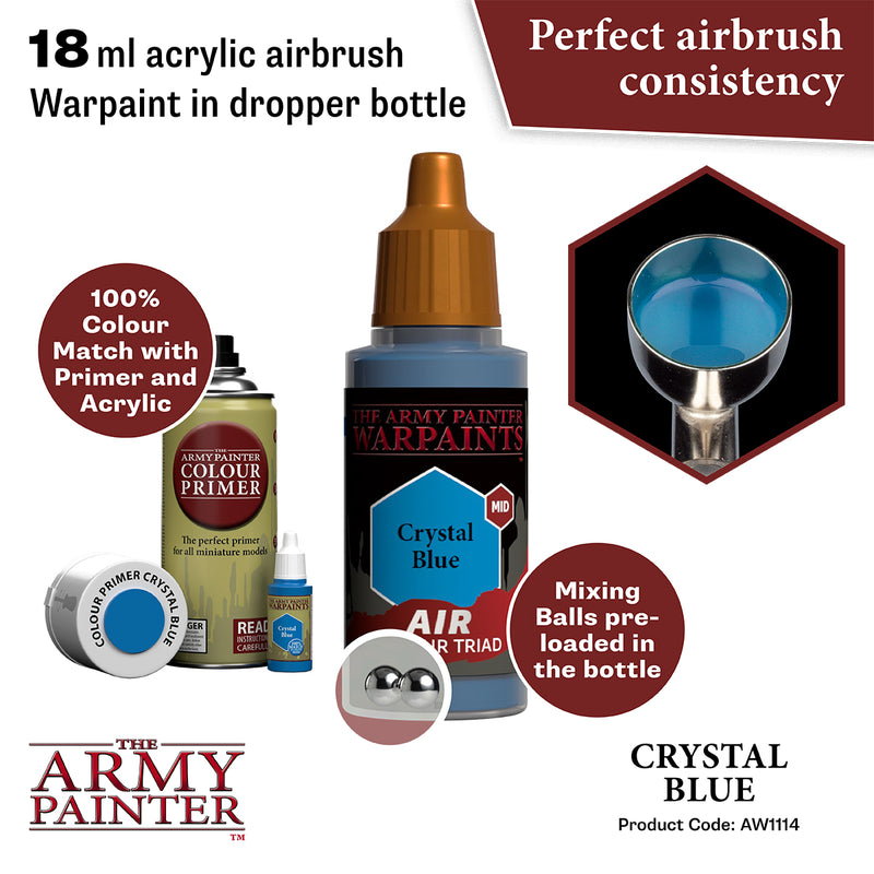 WARPAINTS: ACRYLIC AIR CRYSTAL BLUE