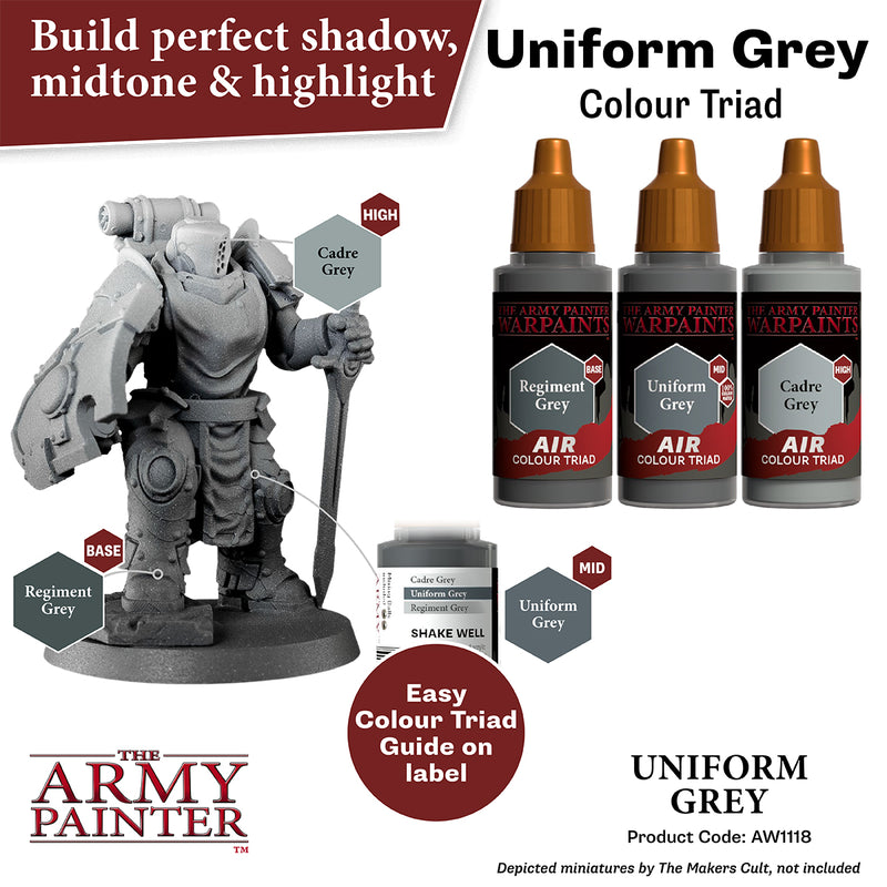 WARPAINTS: ACRYLIC AIR UNIFORM GREY