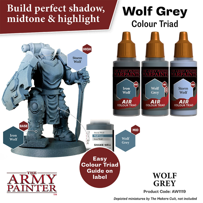 WARPAINTS: ACRYLIC AIR WOLF GREY