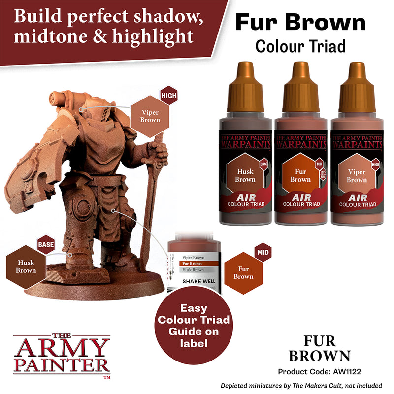 WARPAINTS: ACRYLIC AIR FUR BROWN