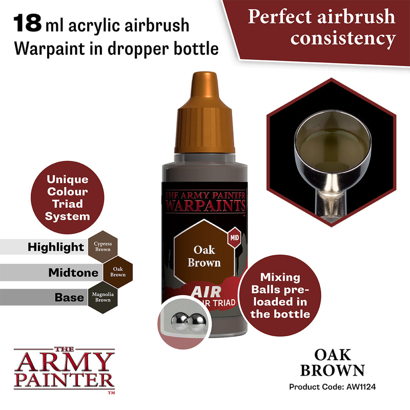 WARPAINTS: ACRYLIC AIR OAK BROWN