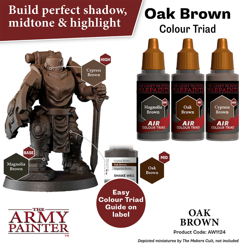 WARPAINTS: ACRYLIC AIR OAK BROWN