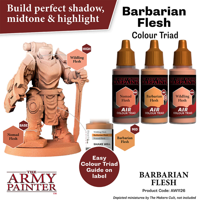 WARPAINTS: ACRYLIC AIR BARBARIAN FLESH