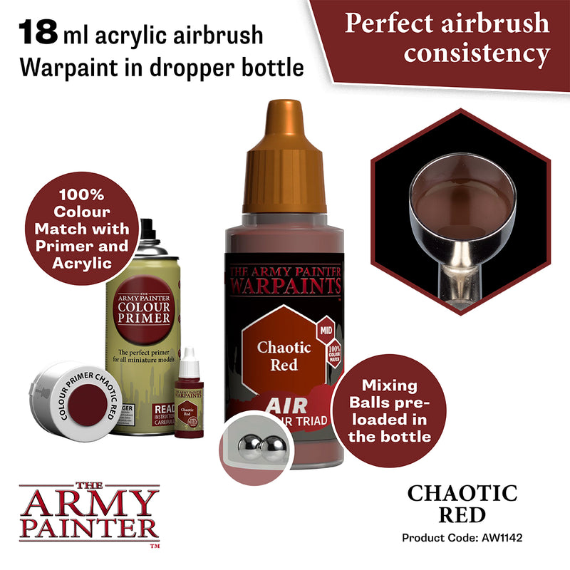 WARPAINTS: ACRYLIC AIR CHAOTIC RED