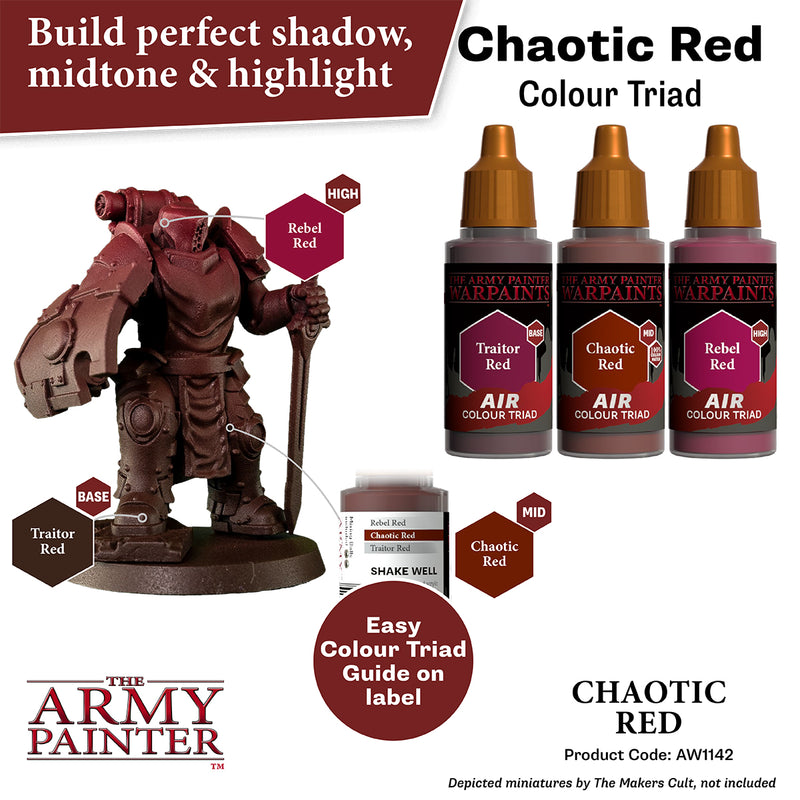 WARPAINTS: ACRYLIC AIR CHAOTIC RED