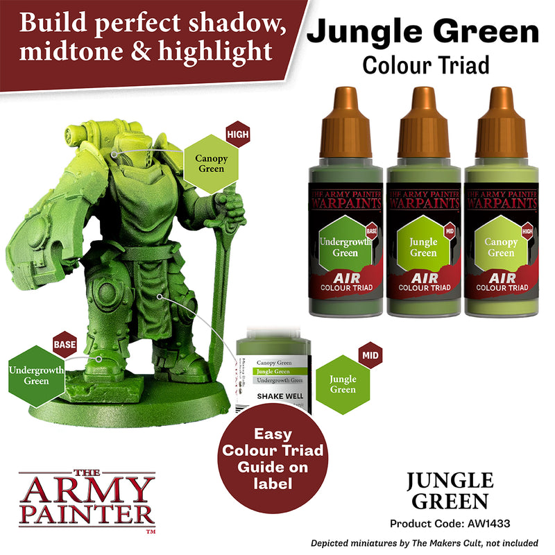 WARPAINTS: ACRYLIC AIR JUNGLE GREEN