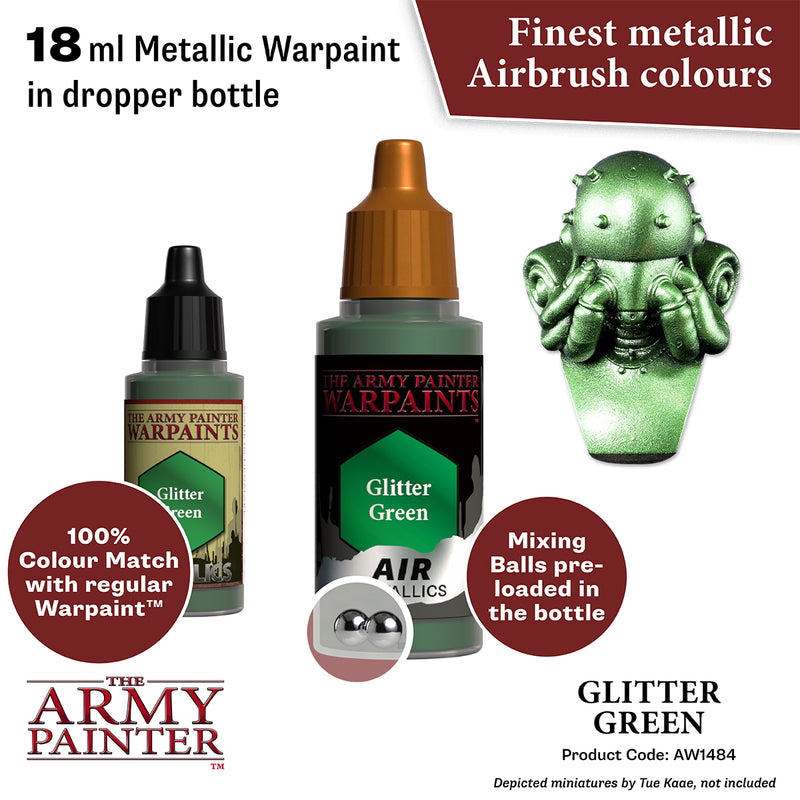 WARPAINTS: METALLIC AIR GLITTER GREEN