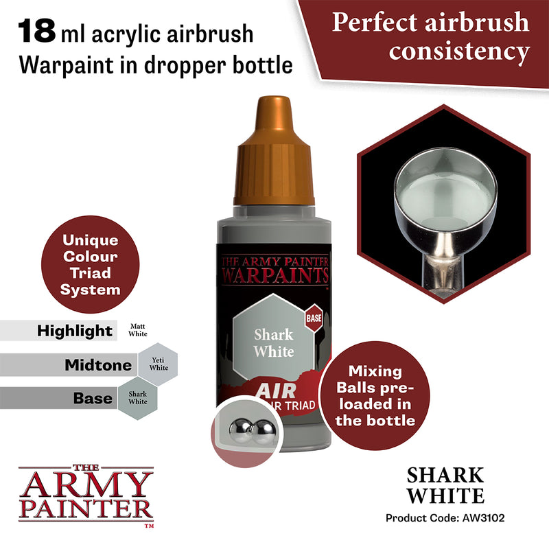 WARPAINTS: ACRYLIC AIR SHARK WHITE