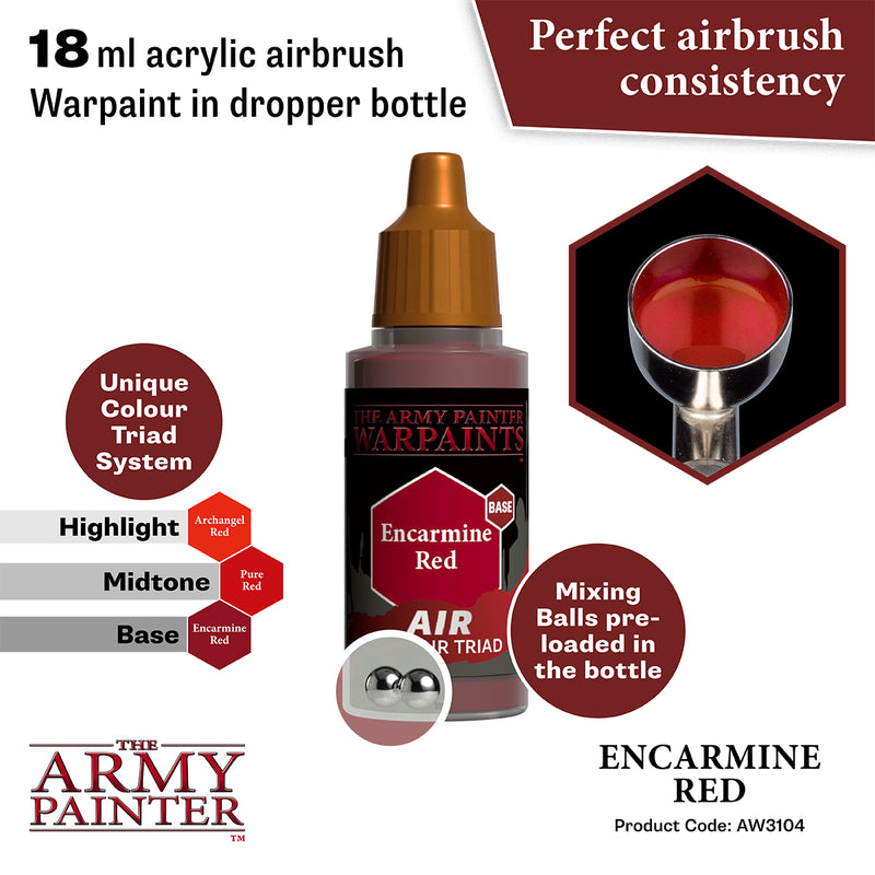 WARPAINTS: ACRYLIC AIR ENCARMINE RED