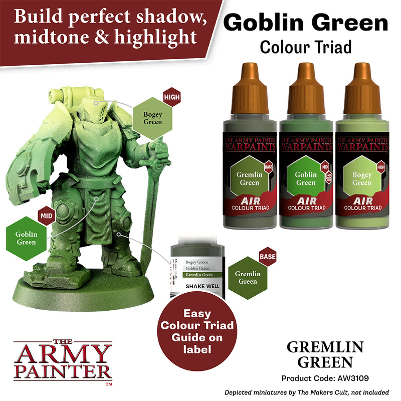 WARPAINTS: ACRYLIC AIR GREMLIN GREEN