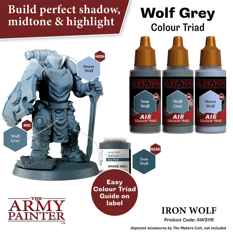 WARPAINTS: ACRYLIC AIR IRON WOLF