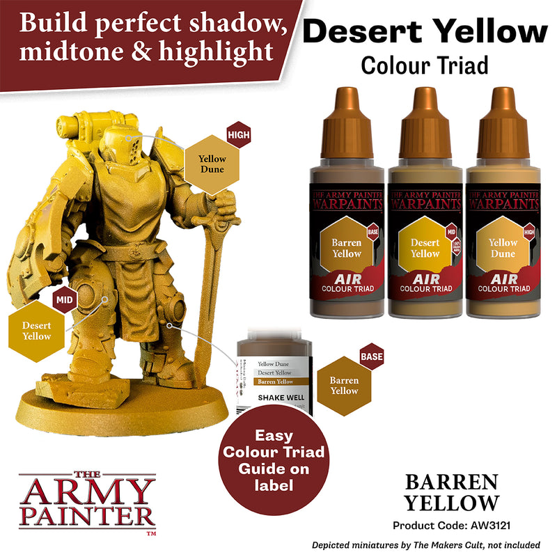 WARPAINTS: ACRYLIC AIR BARREN YELLOW