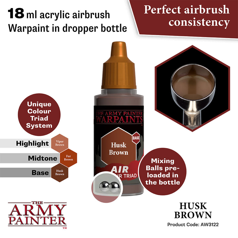 WARPAINTS: ACRYLIC AIR HUSK BROWN