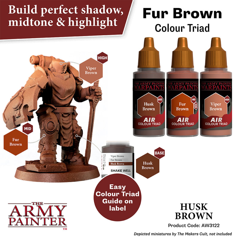 WARPAINTS: ACRYLIC AIR HUSK BROWN