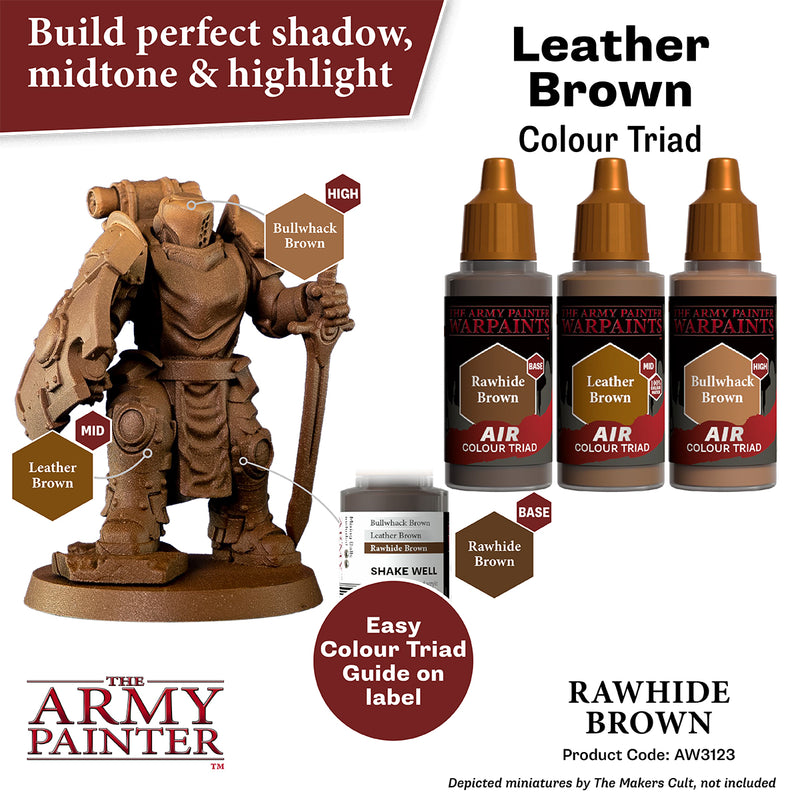 WARPAINTS: ACRYLIC AIR RAWHIDE BROWN
