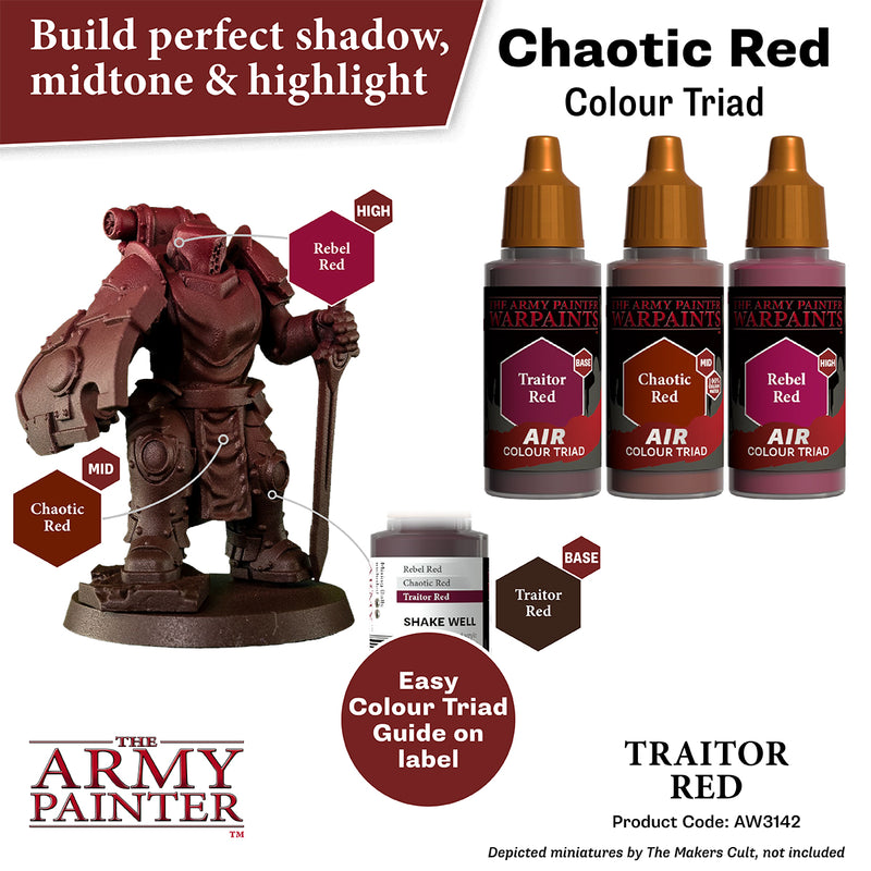 WARPAINTS: ACRYLIC AIR TRAITOR RED