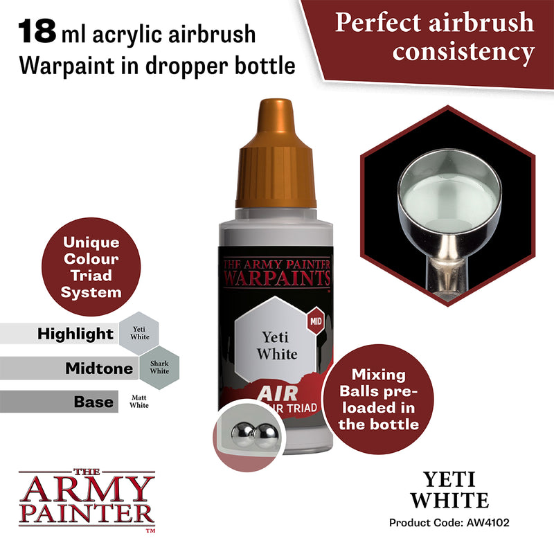 WARPAINTS: ACRYLIC AIR YETI WHITE