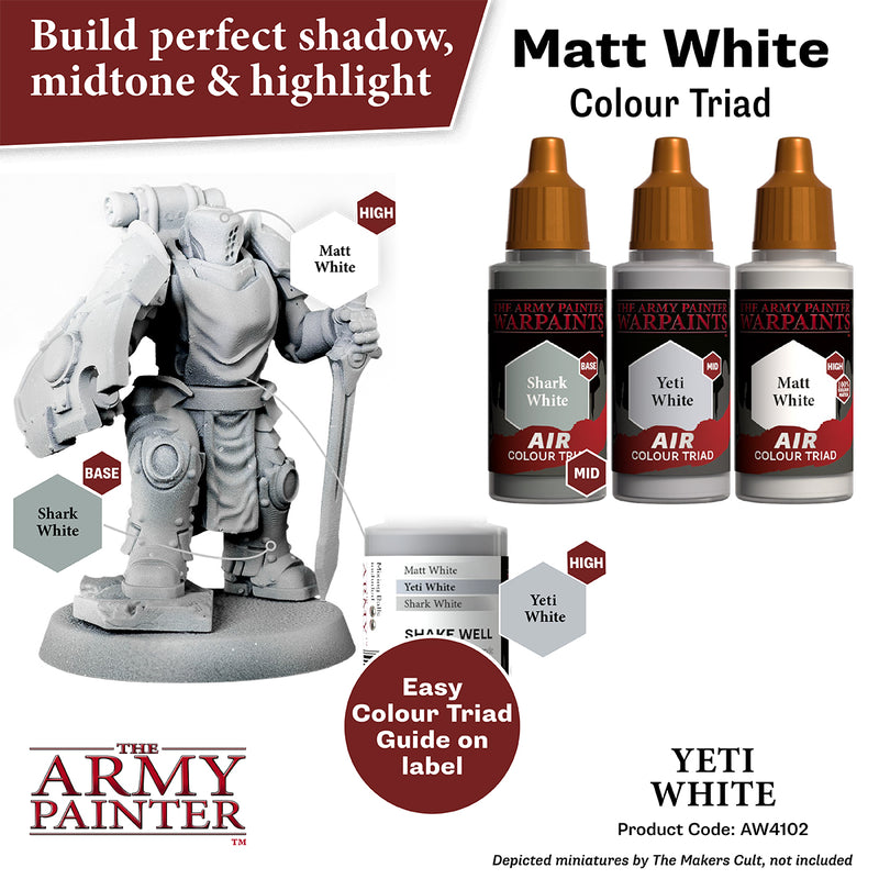 WARPAINTS: ACRYLIC AIR YETI WHITE