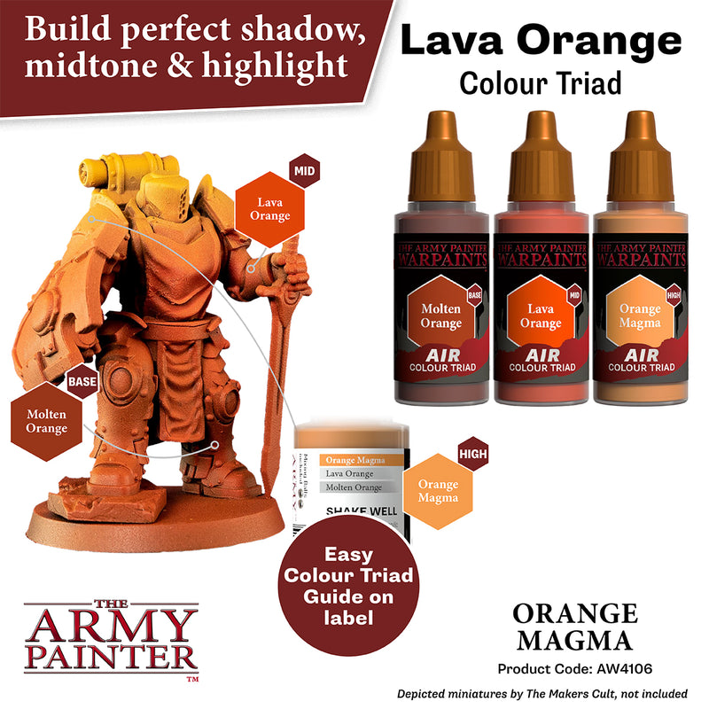 WARPAINTS: ACRYLIC AIR ORANGE MAGMA
