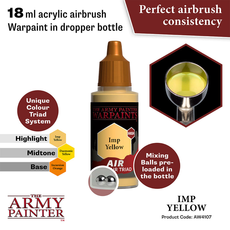 WARPAINTS: ACRYLIC AIR IMP YELLOW