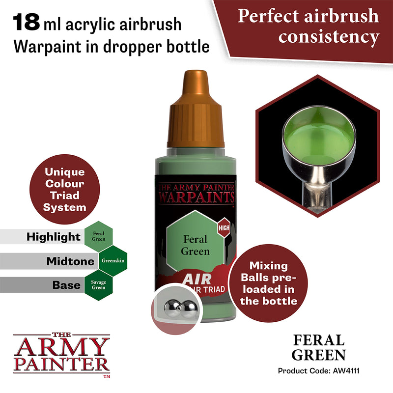 WARPAINTS: ACRYLIC AIR FERAL GREEN