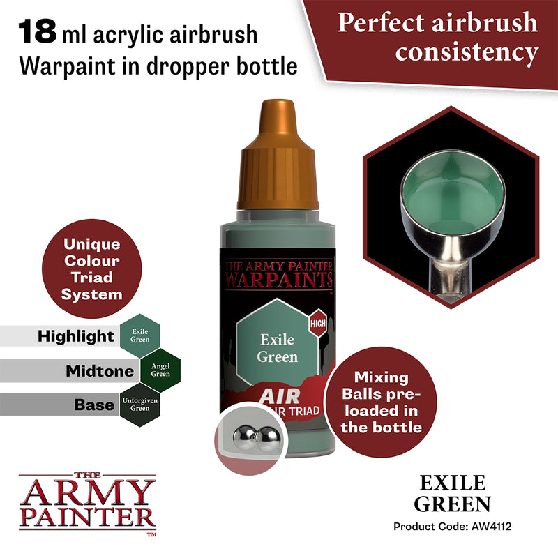 WARPAINTS: ACRYLIC AIR EXILE GREEN