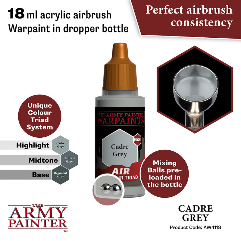 WARPAINTS: ACRYLIC AIR CADRE GREY