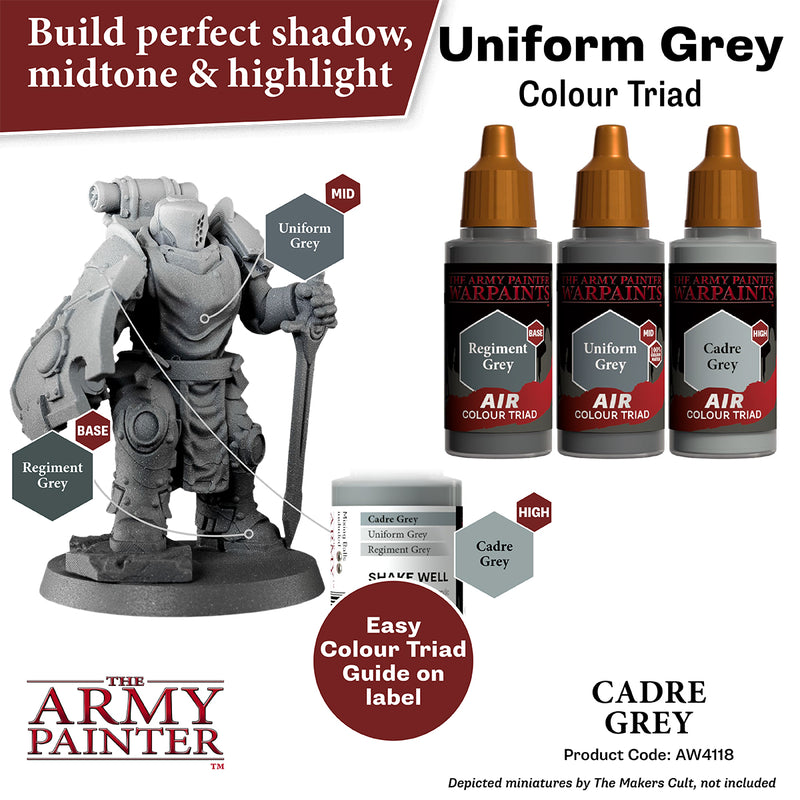 WARPAINTS: ACRYLIC AIR CADRE GREY