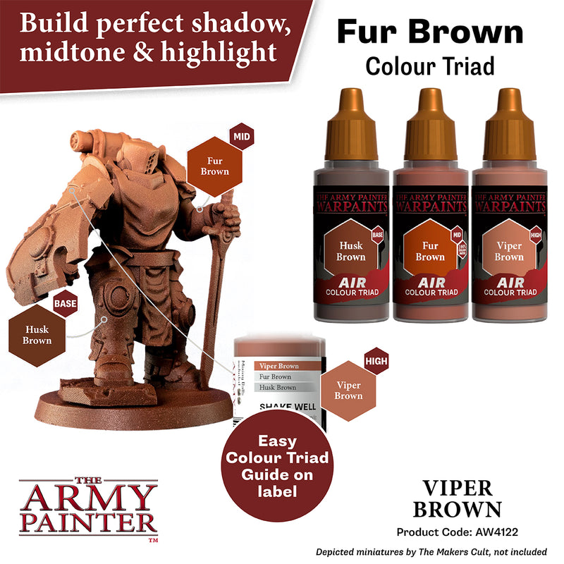 WARPAINTS: ACRYLIC AIR VIPER BROWN