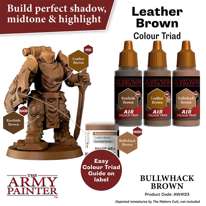 WARPAINTS: ACRYLIC AIR BULLWHACK BROWN