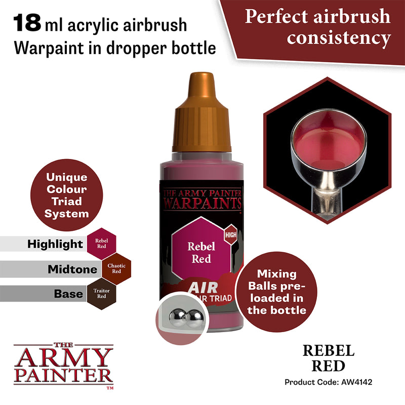WARPAINTS: ACRYLIC AIR REBEL RED