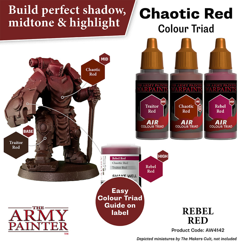 WARPAINTS: ACRYLIC AIR REBEL RED