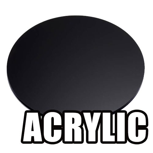 Glossy Acrylic Miniature Bases