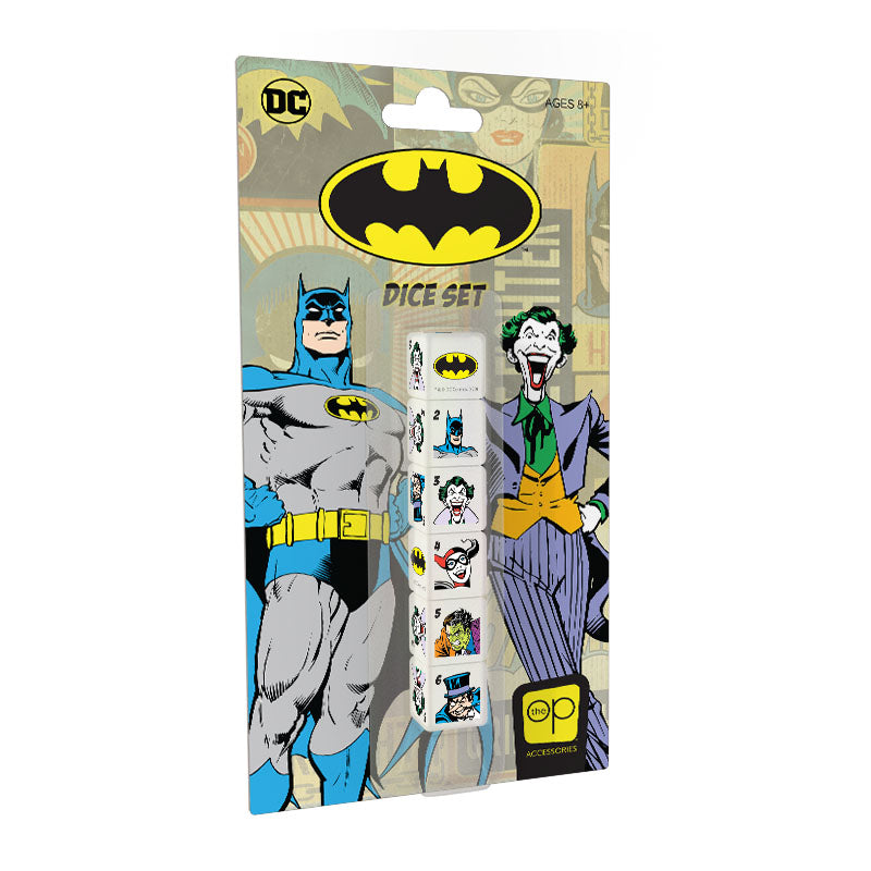 6pc Classic Batman Dice Set
